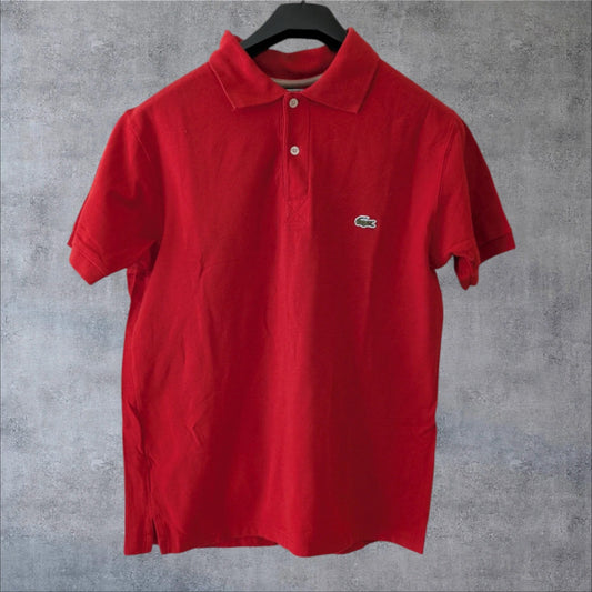 Polo Lacoste Rojo - Estilo Único y Versátil, Perfecto para Tu Look Y2K