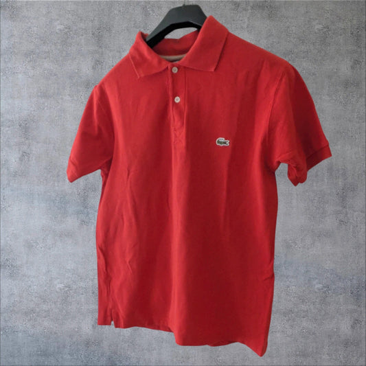 Polo Lacoste Rojo - Estilo Único y Versátil, Perfecto para Tu Look Y2K