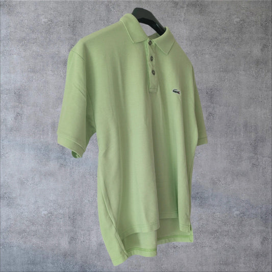 Polo Lacoste Y2K verde lima pastel – vintage classy aesthetic
